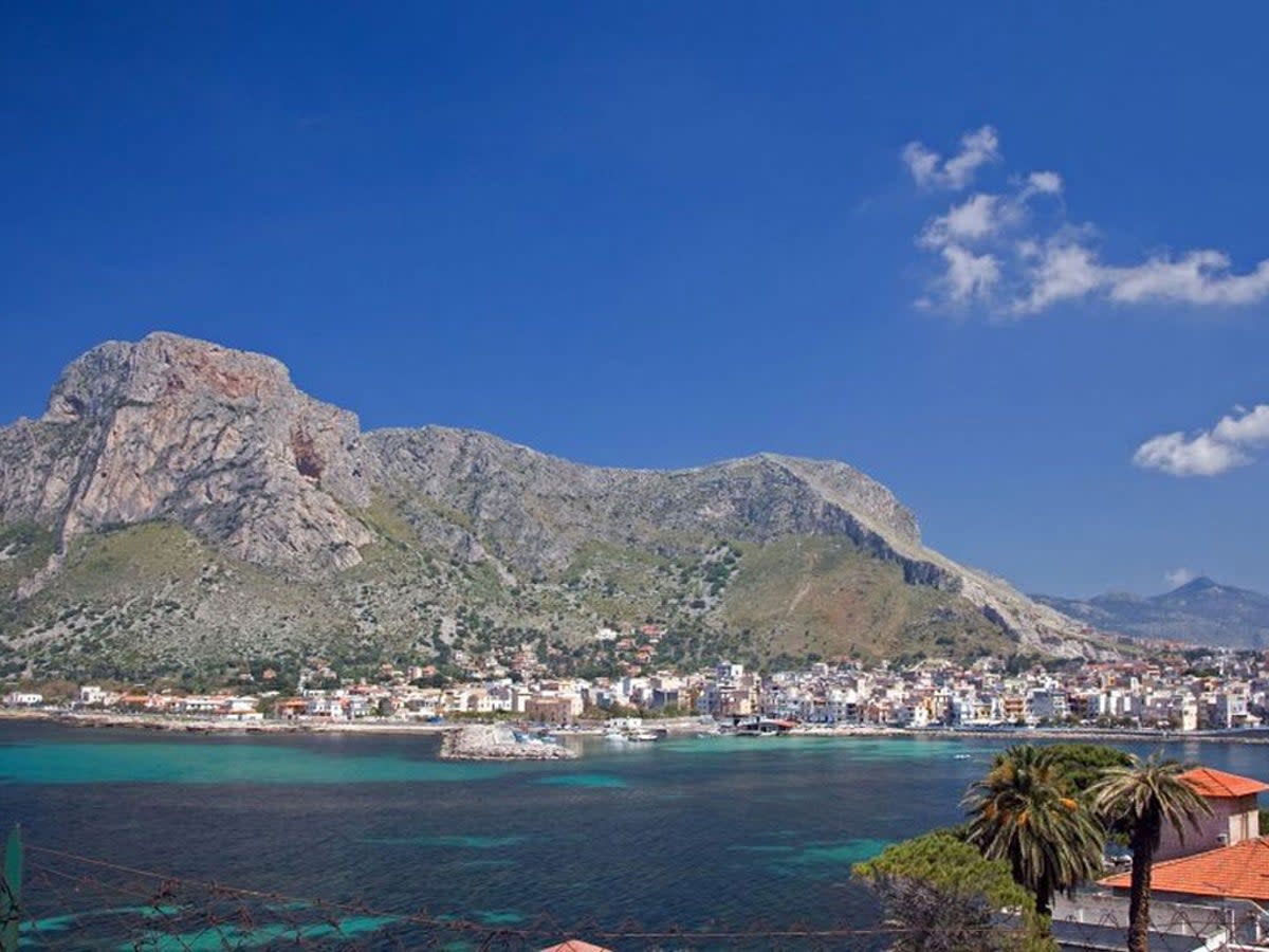 Bay watch: Palermo looks north-east across the Med