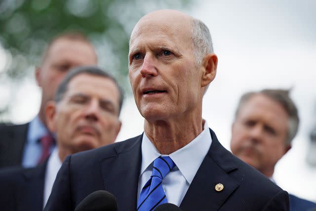 <p> Chip Somodevilla/Getty Images</p> Sen. Rick Scott of Florida