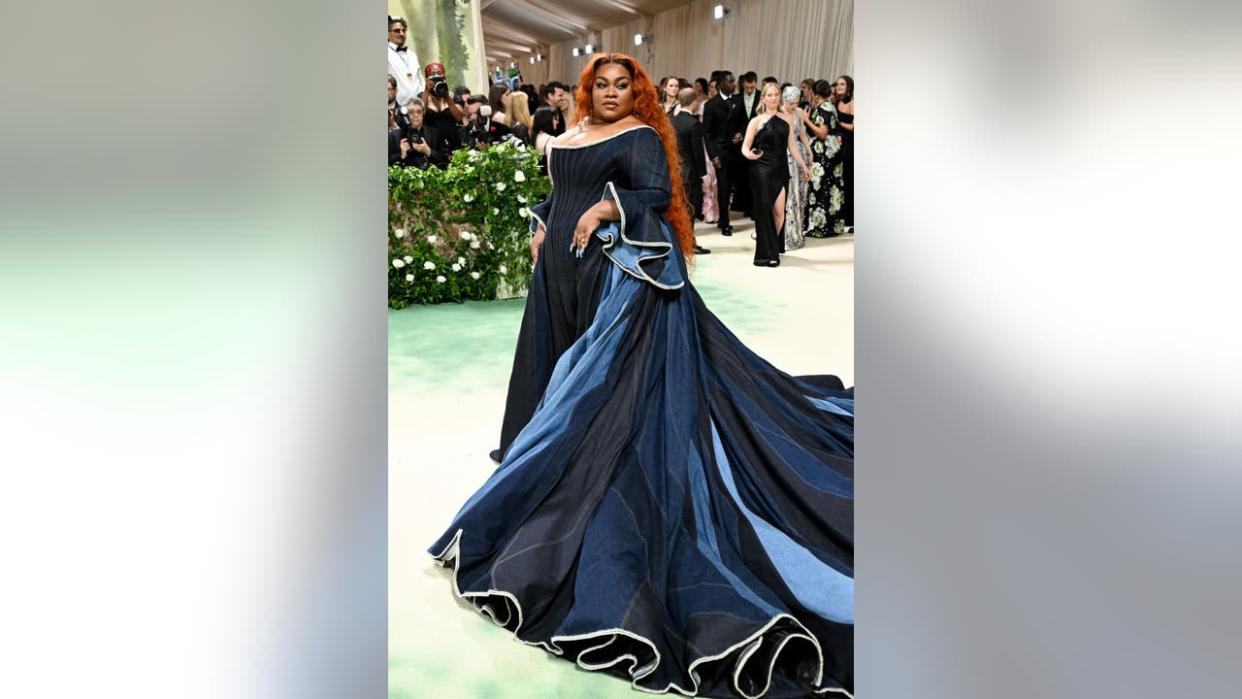 <div>Da'Vine Joy Randolph at the 2024 Met Gala: "Sleeping Beauties: Reawakening Fashion" held at The Metropolitan Museum of Art on May 6, 2024 in New York City. (Photo by Gilbert Flores/Variety via Getty Images)</div>