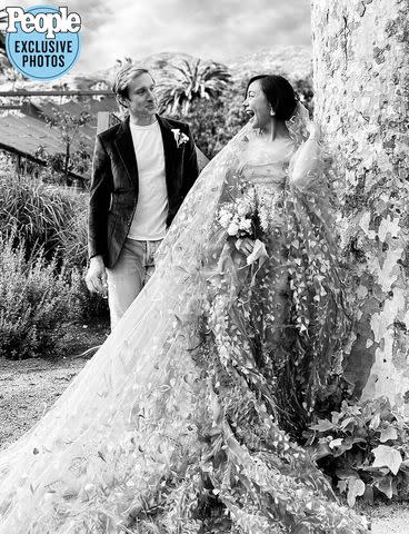 <p>Chester Chipperfield</p> Jacob Strumwasser and Nicole Shanahan at their love ceremony on May 5.