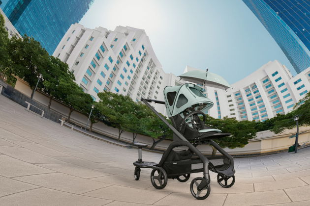 上山下海都沒問題：這台時髦和功能兼具的嬰兒車，連孫藝珍也選它！