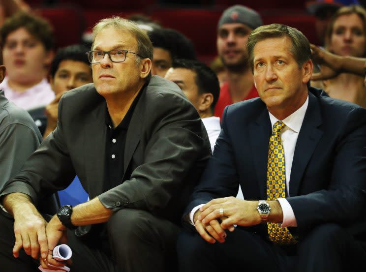 Jeff Hornacek considers the void in which Kurt Rambis already resides. (Getty Images)