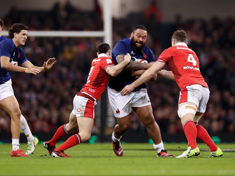 Uini Atonio provided plenty of punch for France (Getty)