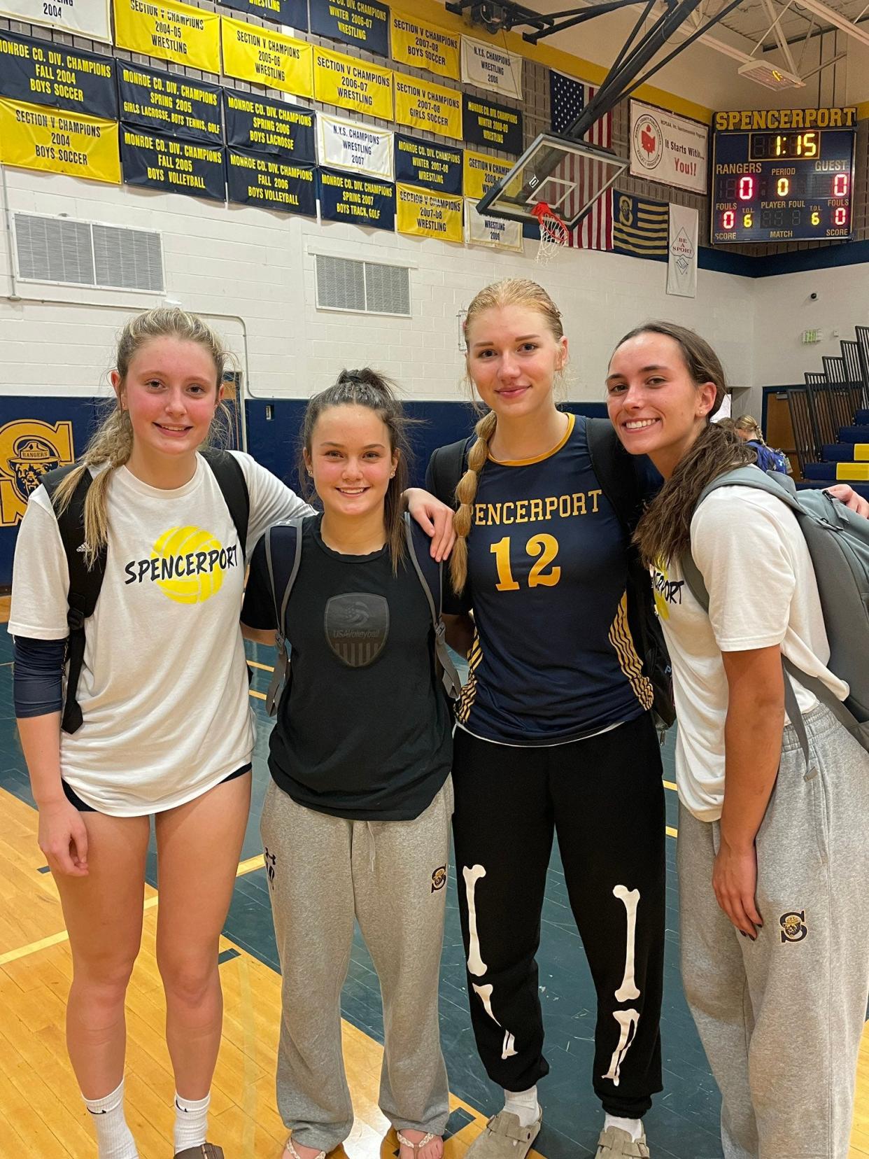 Spencerport's Molly McKinney, Brooke Endres, Cassandra Westphal and Molly Guzik led the Rangers to their first division title since 2019. The Rangers went 8-0 in Monroe County Division III.