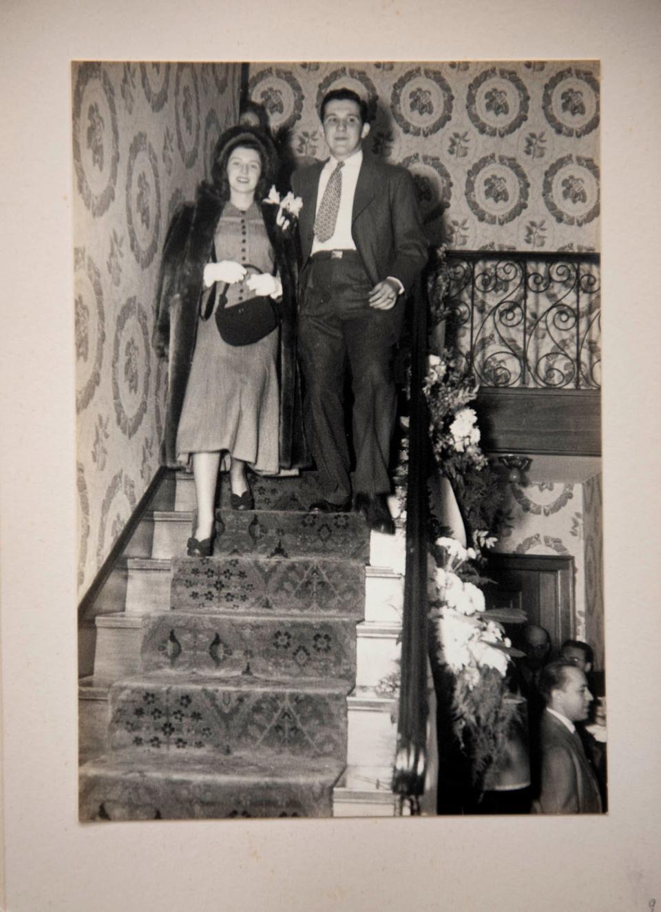 Blanche and Ralph Del Deo on their wedding day in Sidney, Ohio, on Nov. 29, 1947. Photo provided by Ralph and Blanche Del Deo