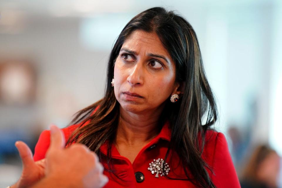 Home secretary Suella Braverman (PA Wire)