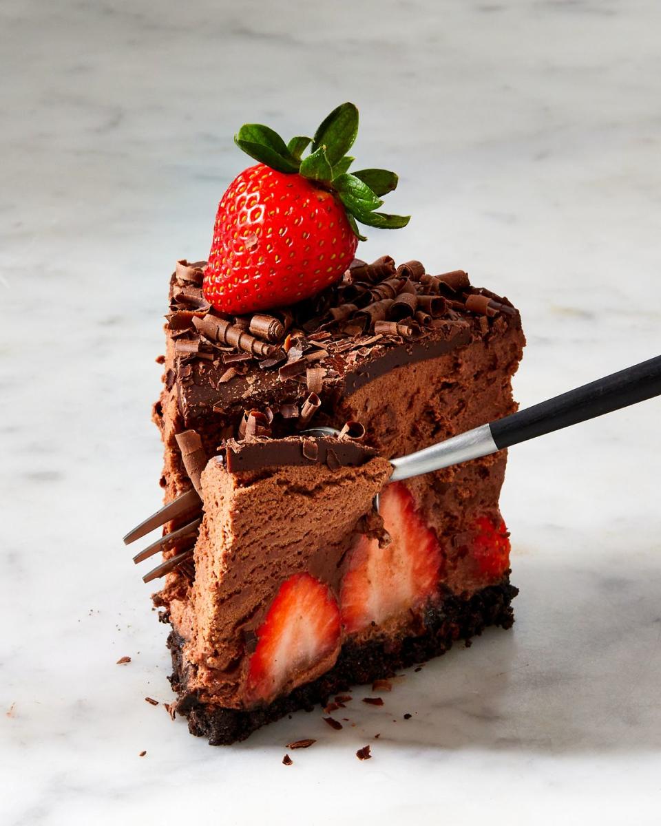 Strawberry Chocolate Mousse Cake