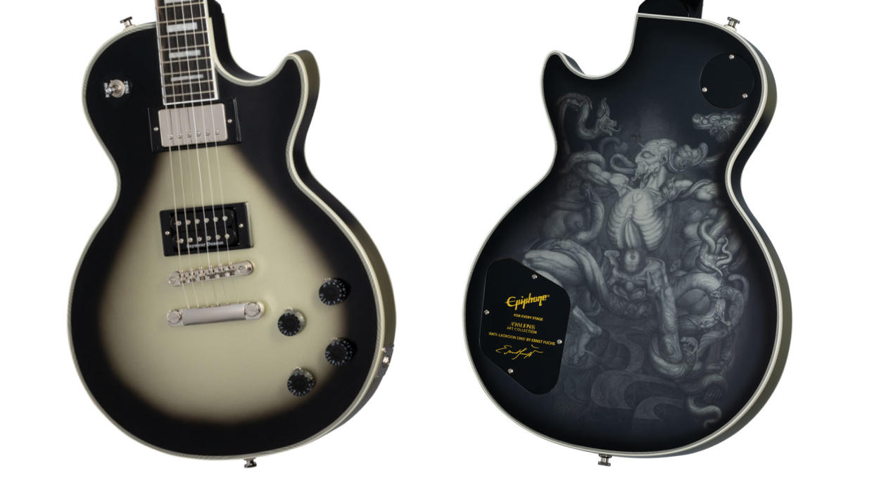  Epiphone Adam Jones Ernst Fuchs Anti-Laokoon 1965 Les Paul Custom Art. 