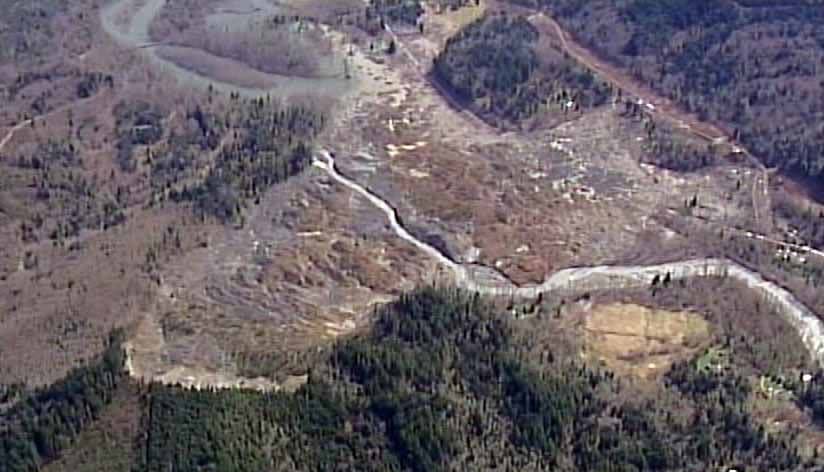 March 31, 2014: Chopper 7 was over the Oso landslide and the ongoing search for victims.