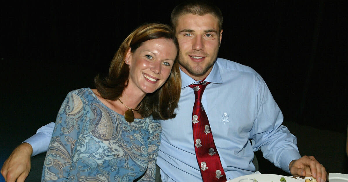 Ben Cohen with his ex-wife, Abby Blayney (Getty)