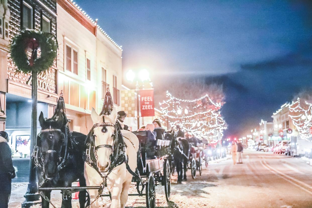 Horse-drawn carriage rides down Zeeland's Main Avenue will be offered this week as part of "Feel the Zeel of Giving," an annual holiday event.