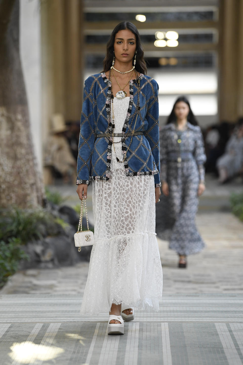 A look from the Chanel Métiers d'Art show