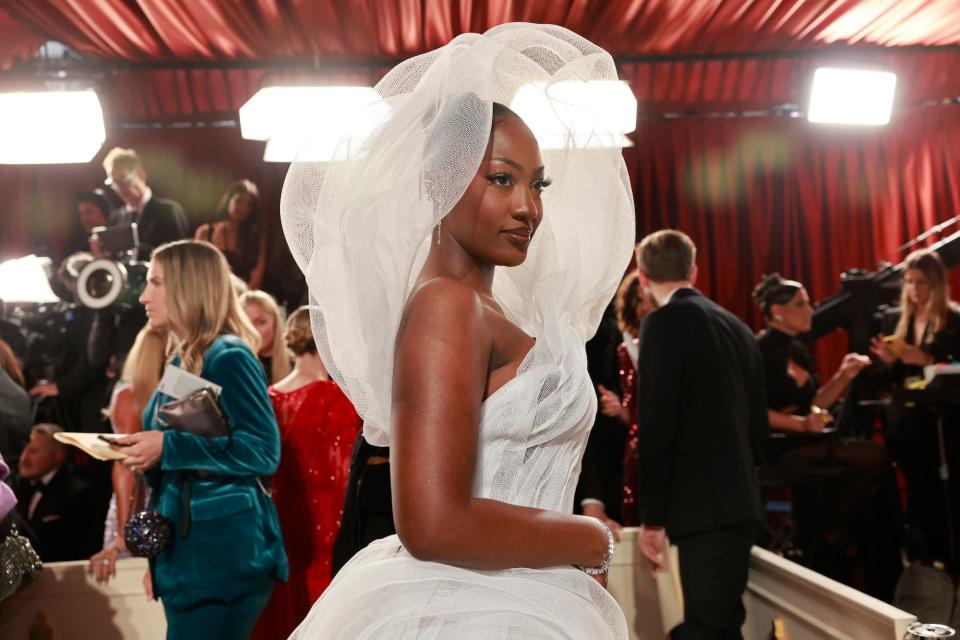 Tems attends the 95th Annual Academy Awards on March 12, 2023 in Hollywood, California.