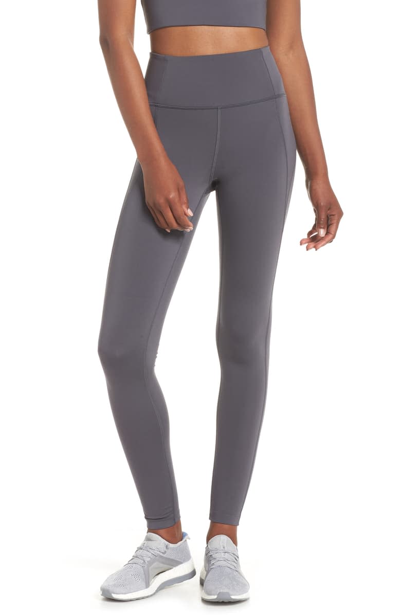 Girlfriend Collective Full Length Leggings in smoke