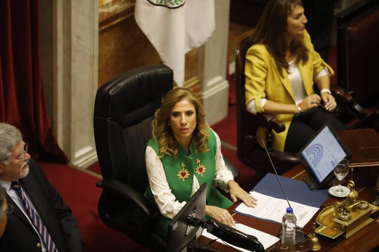 Claudia Ledesma de Abdala, la presidenta provisional del Senado y esposa del gobernador Gerardo Zamora