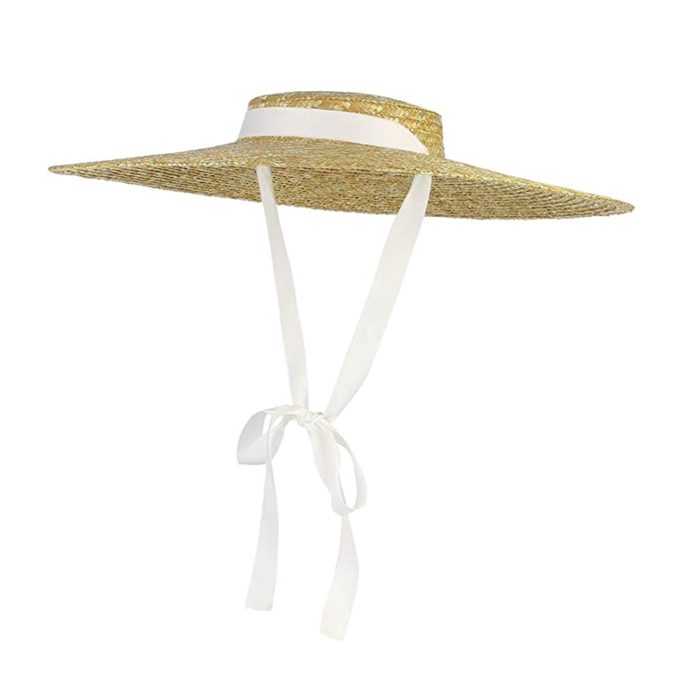 15) Vintage Boater Straw Hat