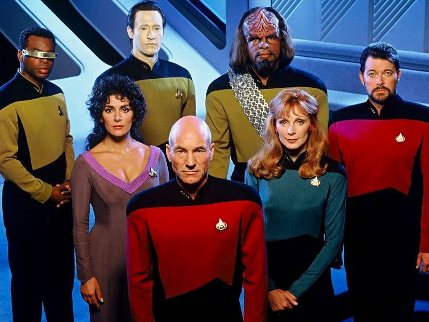The cast of <i>Star Trek: The Next Generation</i> (CBS)