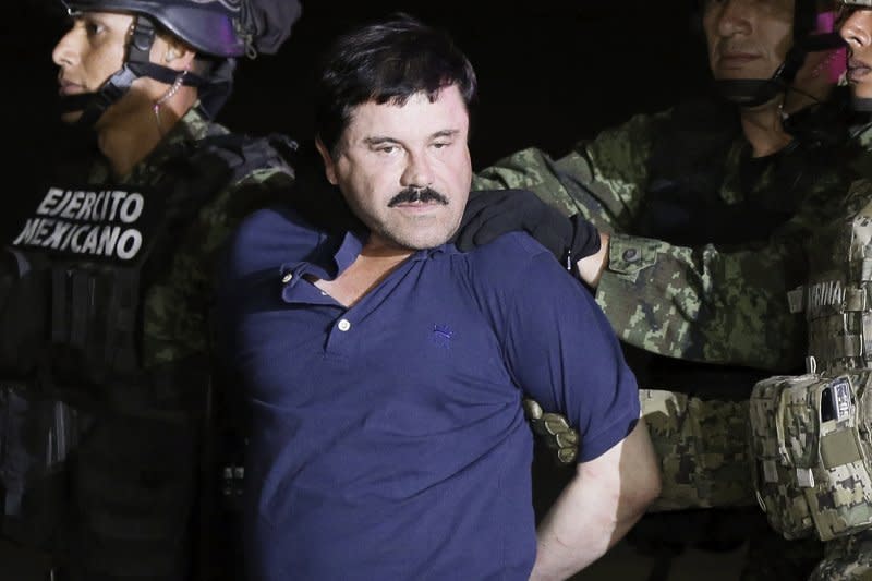 On January 8, 2016, Mexican authorities captured Joaquin "El Chapo" Guzman, the Sinaloa drug cartel kingpin who led police on a months-long manhunt. File Photo by Jose Mendez/EPA