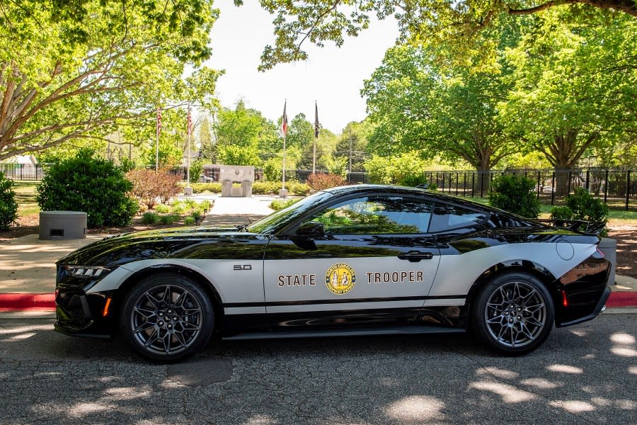 Images of 2024 Mustang additions to the NCSHP fleet. (Courtesy NCSHP)