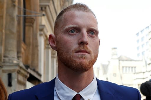 England cricketer Ben Stokes leaves Bristol Crown Court on August 6