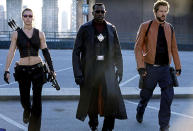 Ever wonder why Wesley Snipes barely says a word in the fruitless final installment of the Blade trilogy? Well, co-star Oswalt Patton might have the answer. In an interview with The AV Club, he said Snipes turned up on-set and saw a black extra wearing a shirt that read “Garbage” then snapped at director David Goyer, shouting: “There's only one other black guy in the movie, and you make him wear a shirt that says 'Garbage'? You racist motherf**ker!” He then tried to strangle Goyer. As it turns out it was the extra’s own shirt that he’d chosen to wear. Snipes apparently spent the rest of the shoot only communicating through post-it notes signed “From Blade”, and a stand-in was used for anything other than close-ups.