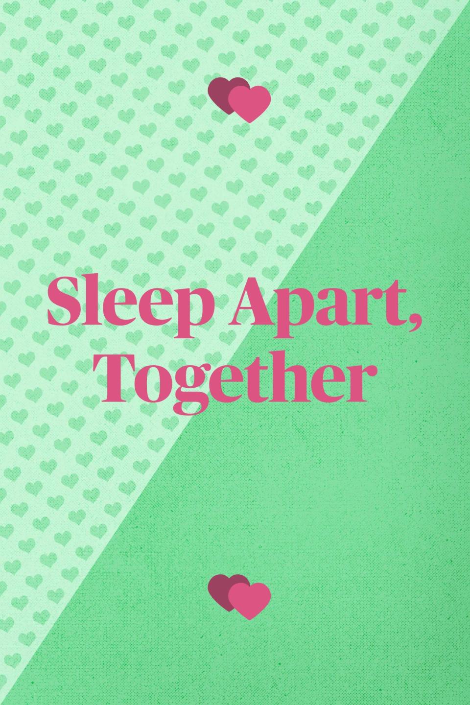 <p>"Three words: King. Size. Bed. We learned early on in our marriage that there has to be room for all three of us — me, my husband, and my body pillow. That way we both wake up rested and happy." <em>—Katie and Greg Willden, married 20 years, Denver, CO</em></p>