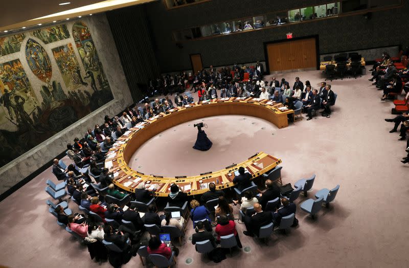 U.S. Secretary of State Antony Blinken chairs Security Council meeting at U.N. in New York