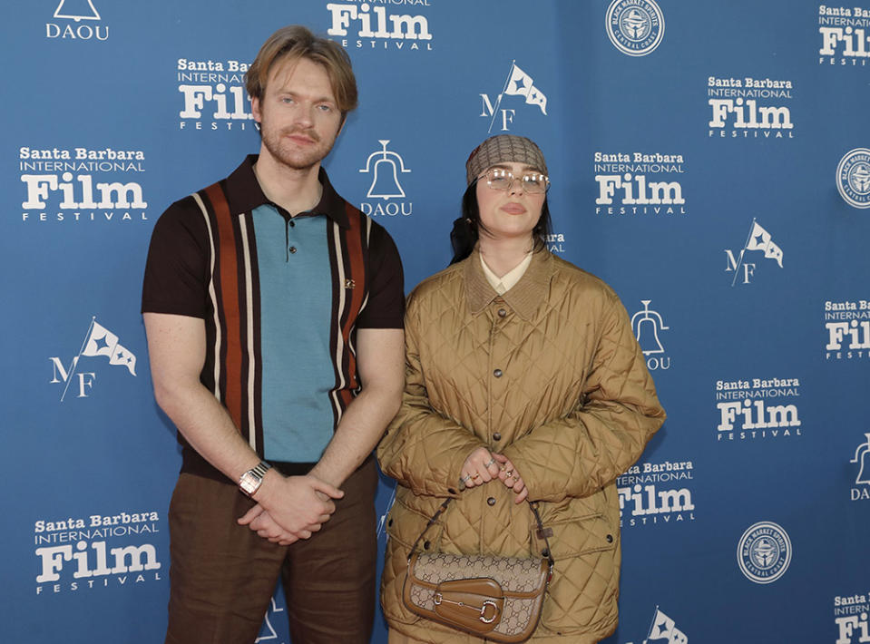 Finneas and Billie Eilish attend the Variety Artisans Awards during the 39th Annual Santa Barbara International Film Festival on February 11, 2024 in Santa Barbara, California.