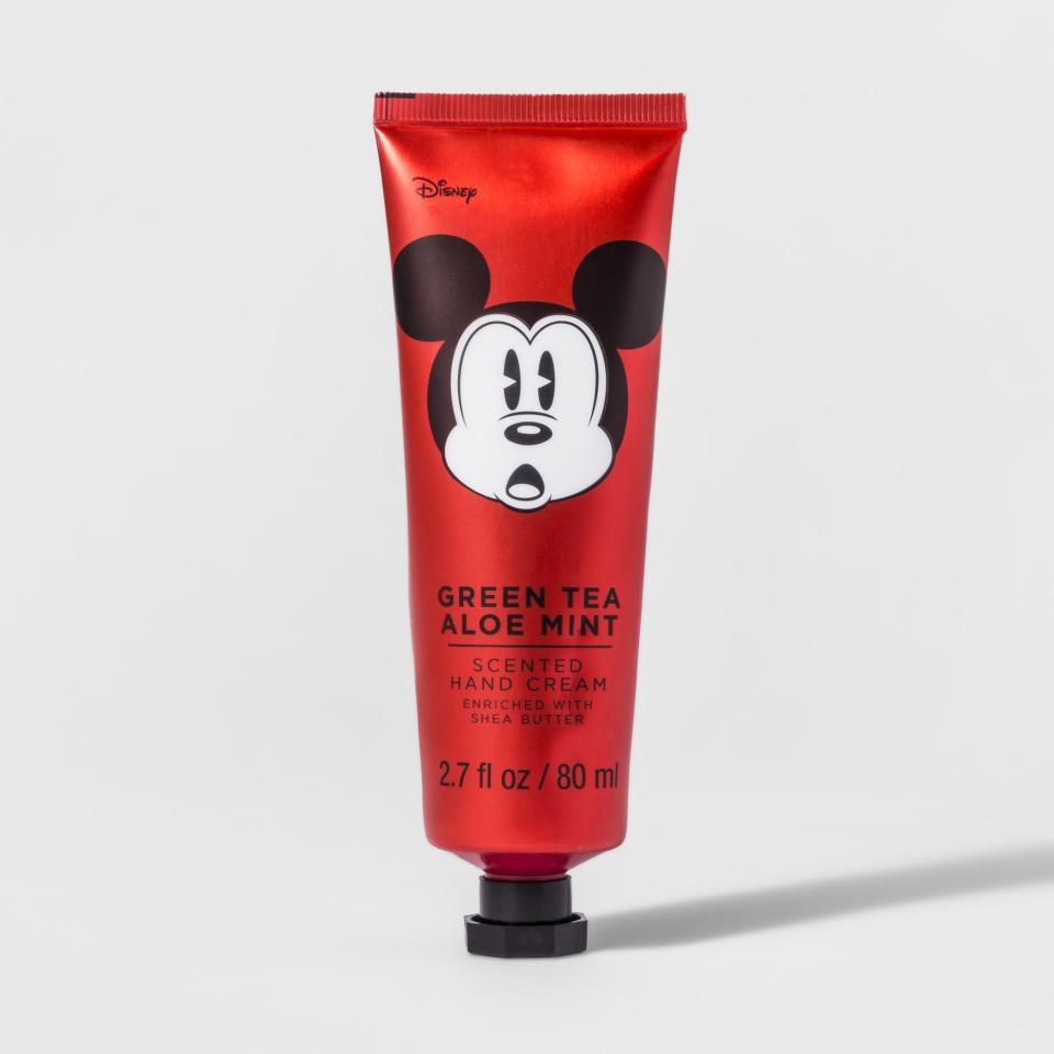 The new Target x Disney collection includes beauty products like face masks, bubble bath, and hand cream, as well as cosmetics like lipstick and eyeliner.