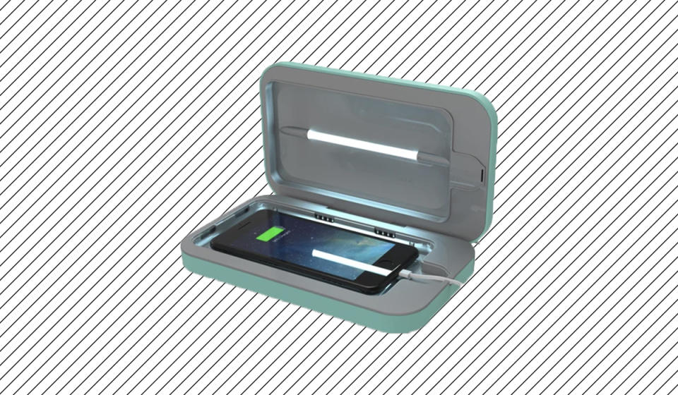 This case both sanitizes and charges your phone. (Photo: PhoneSoap)