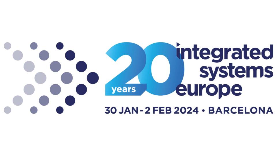 The ISE 2024 logo commemorating the 20th anniversary.