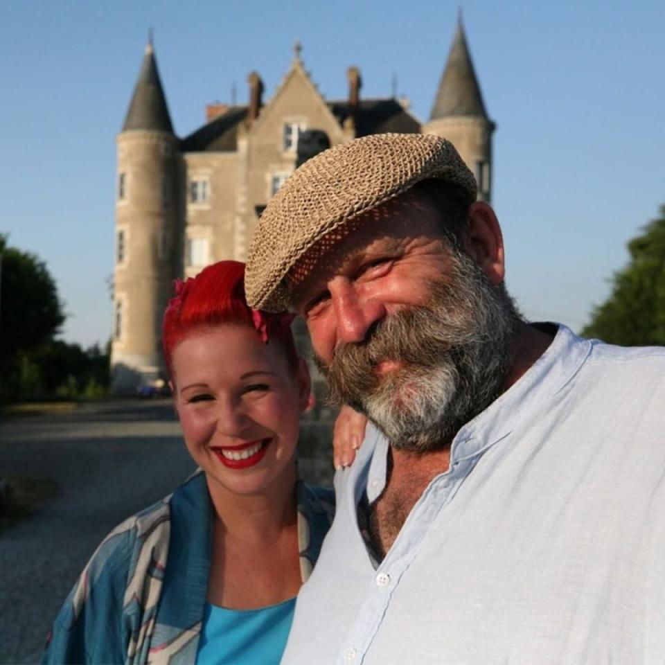 Angel and Dick Strawbridge (escape_to_the_chateau/Instagram)