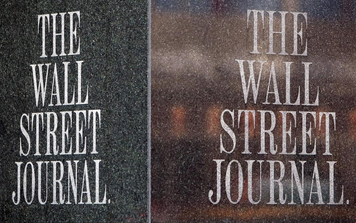 Wall Street Journal sign