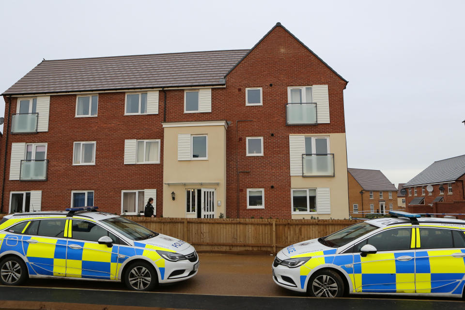 Reader shot Price as she sat in her car outside her home in Earls Barton, Northamptonshire in December last year. (SWNS)