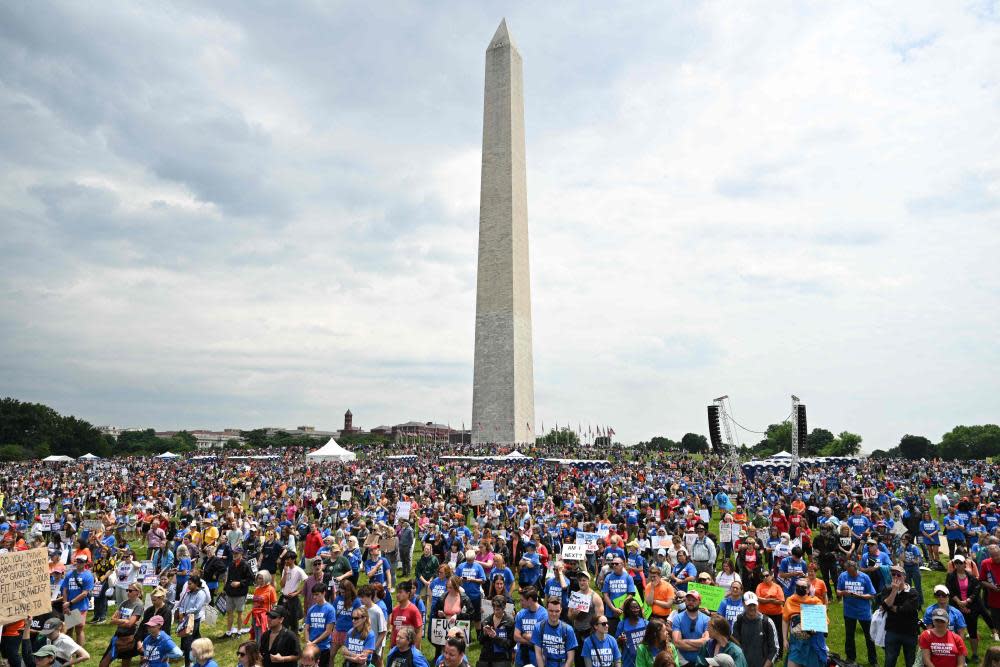 <span>Photograph: Saul Loeb/AFP/Getty Images</span>