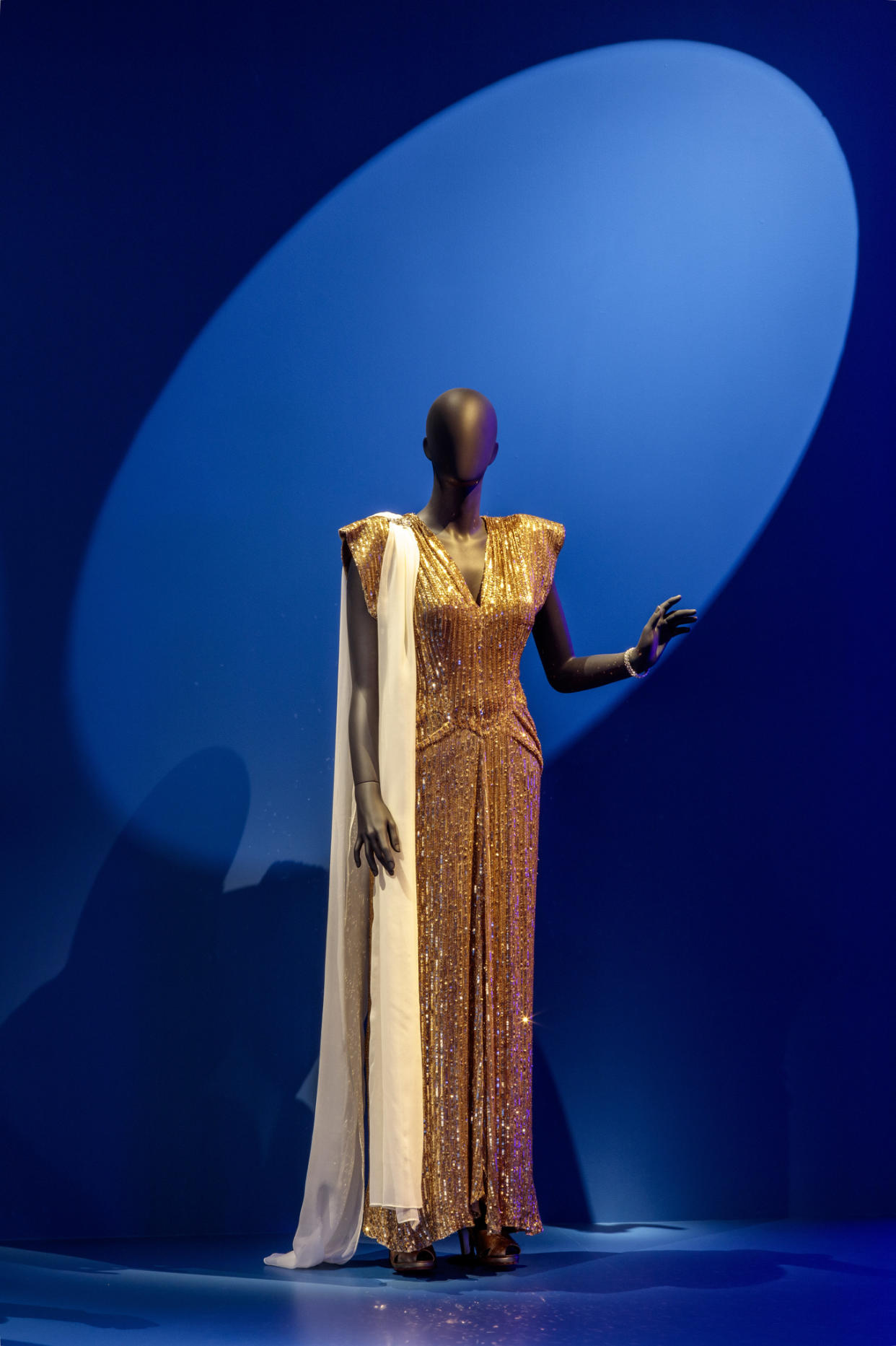 Costume worn by Lena Horne in “Stormy Weather” (1943). Collection of Greg Schreiner. Stars and Icons, “Regeneration: Black Cinema 1898-1971,” Academy Museum of Motion Pictures. - Credit: Joshua White, JW Pictures/ © Academy Museum Foundation/Courtesy
