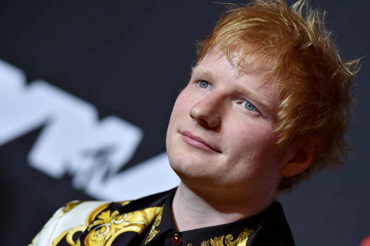 British musician Ed Sheeran, 30, announced on Sunday that he has tested positive for COVID-19. (Photo by Axelle/Bauer-Griffin/FilmMagic)