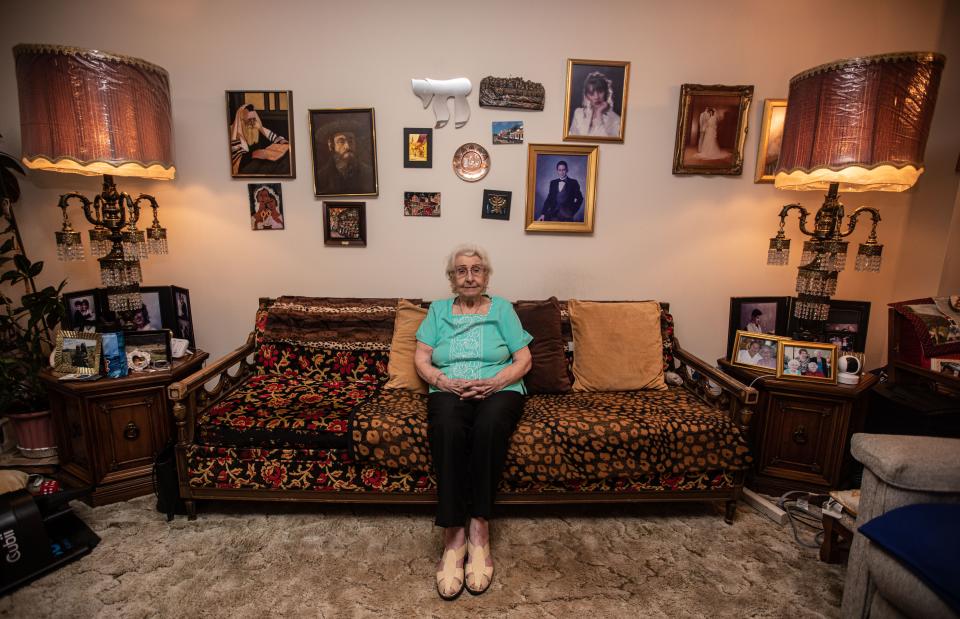 Ida Lewin of Yonkers, who turns 100 this summer, is a Holocaust survivor, and through the Conference on Jewish Material Claims Against Germany will receive monetary aid after the conference recently won $1.4 billion in aid to be distributed to more than 128,000 survivors worldwide. Lewin, photographed June 26, 203, will also receive extra aid through Westchester Jewish Community Service.