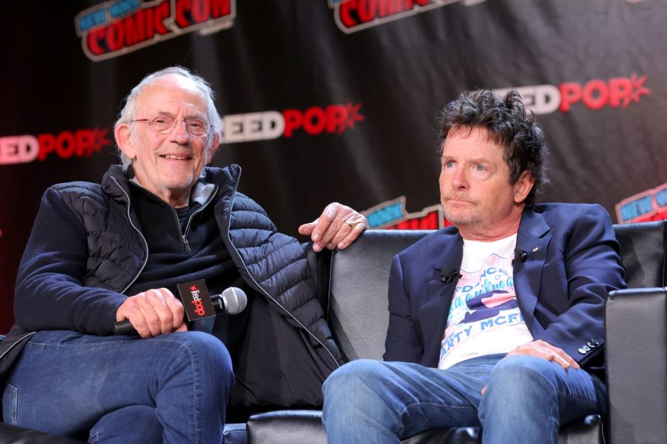 Christopher Lloyd und Michael J. Fox