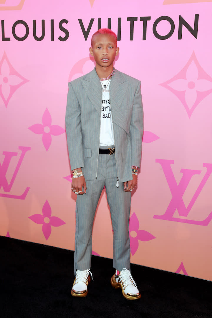 Jaden Smith at a Louis Vuitton event in Los Angeles