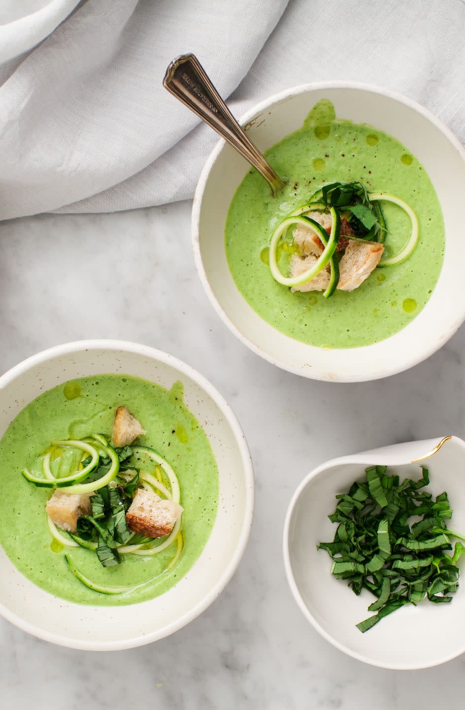 Zucchini Basil Soup