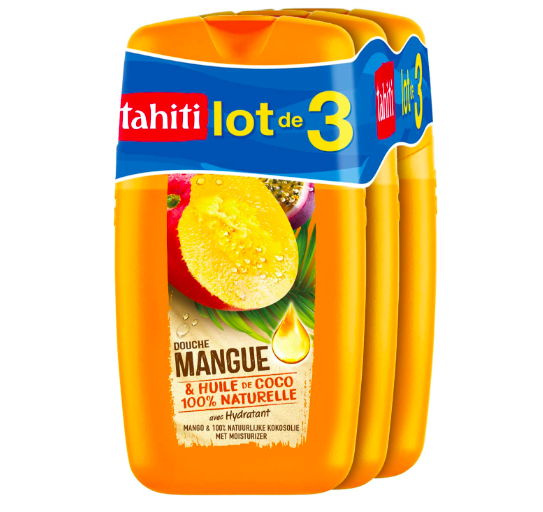 Lot de 3 gels douches Tahiti 