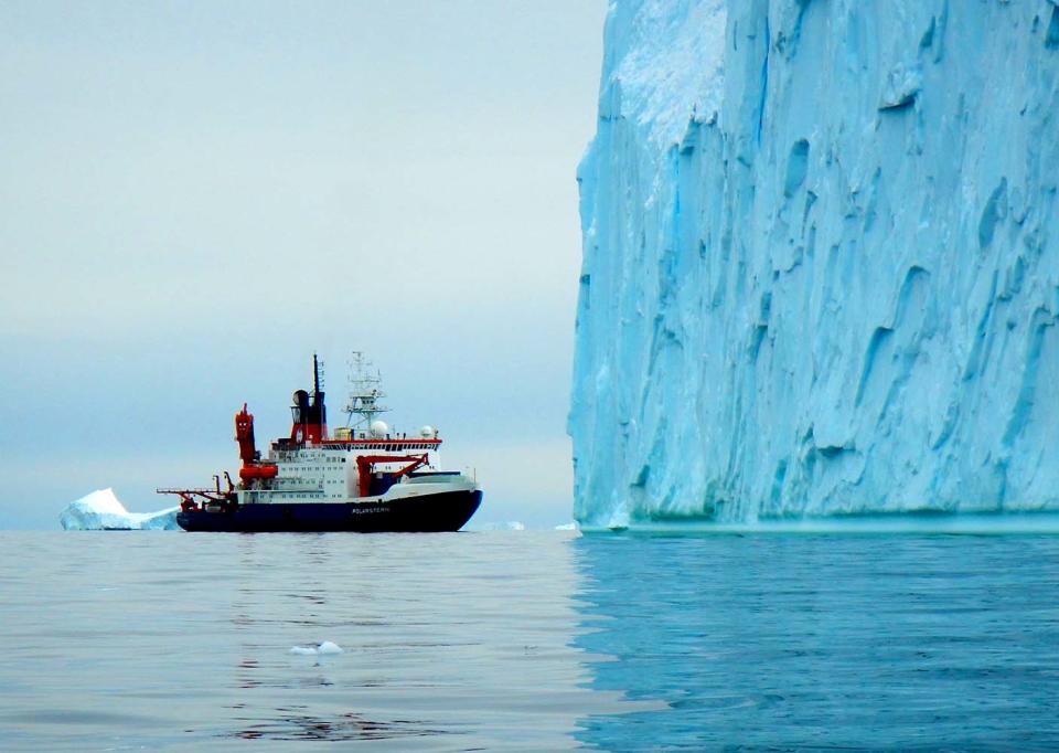 Germany's polar research vessel, operated by the Alfred Wegener Institute, which collected the core samples