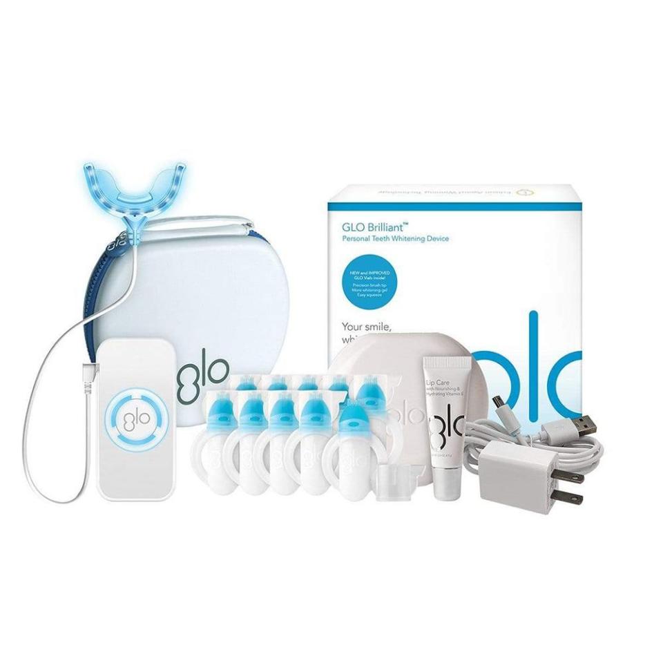 5) Glo Brilliant Personal Teeth Whitening Device