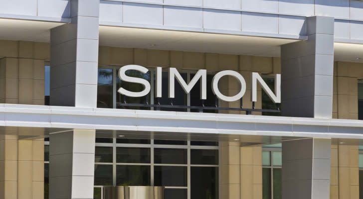 building facade of simon property group (SPG)