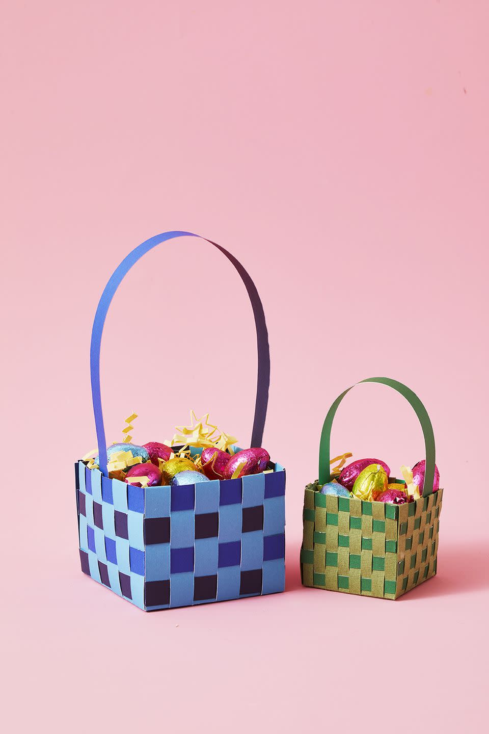 Woven Paper Easter Basket