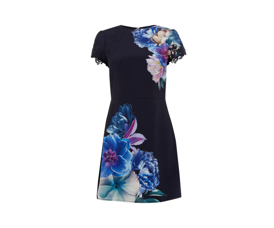 Wild floral shift dress, £50