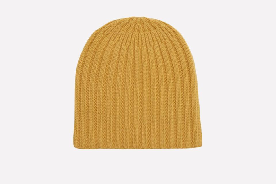 Raey ribbed knit cashmere beanie