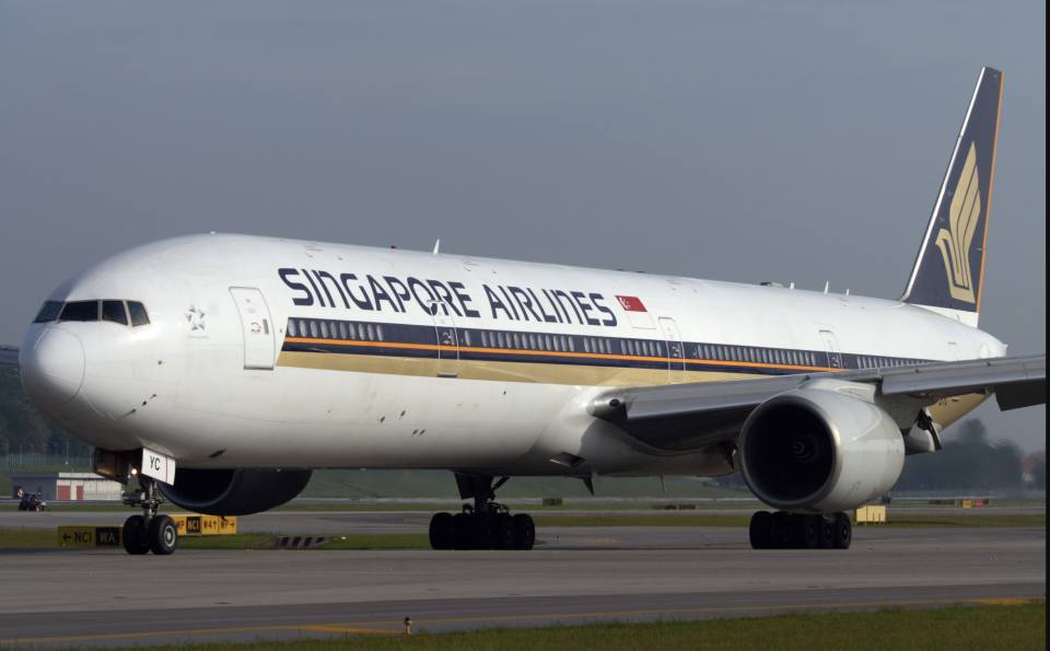 Boeing 777-300 in SIA livery. (PHOTO: Singapore Airlines)