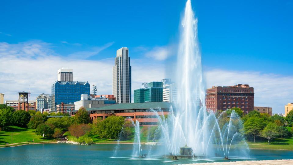 Downtown Omaha skyline